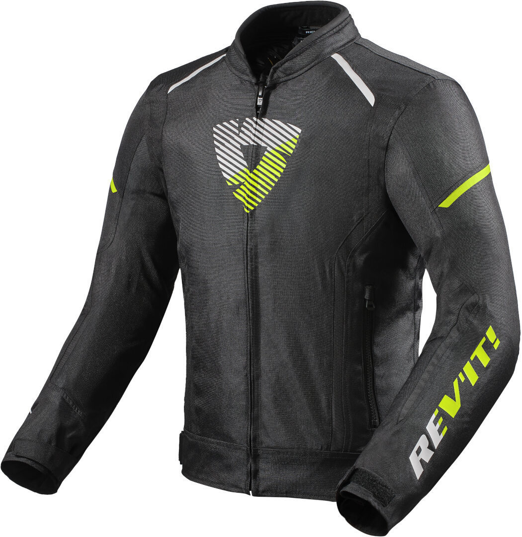 Revit Sprint H20 Jachetă textilă pentru motociclete negru/galben-neon L Figura 1