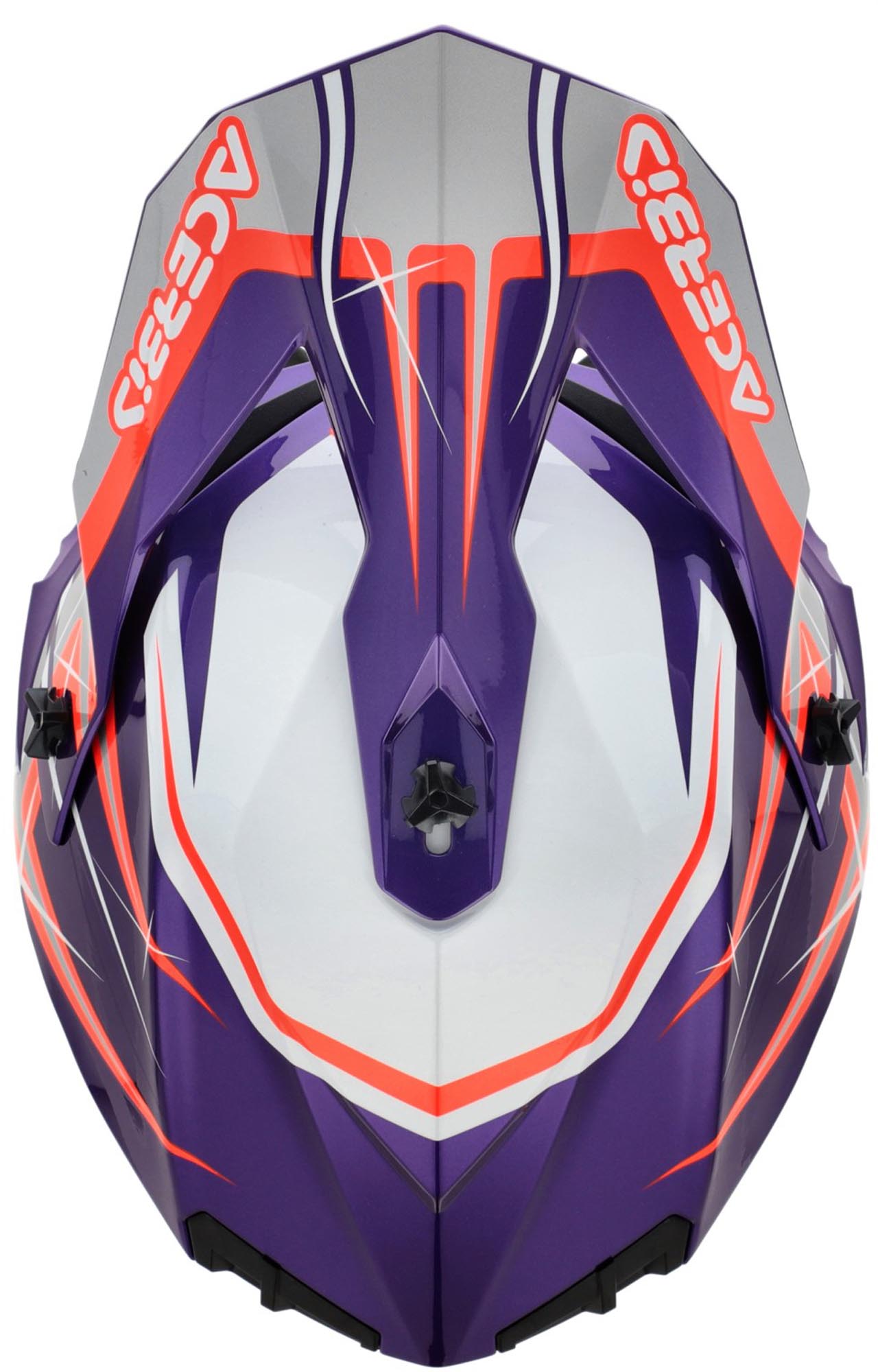 Acerbis Linear Graphic 2026 Motocrosshelm paars/wit S (55/56) Figuur 5