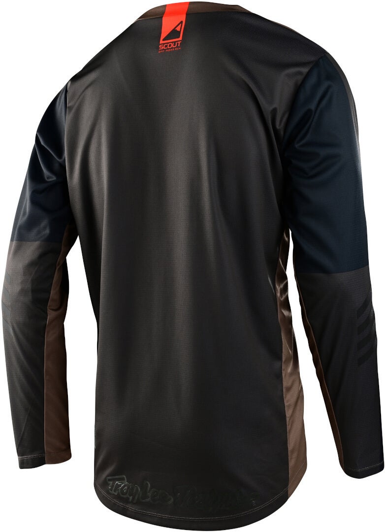 Troy Lee Designs Scout GP Recon Motocross Jersey grey/brown L Figure 2