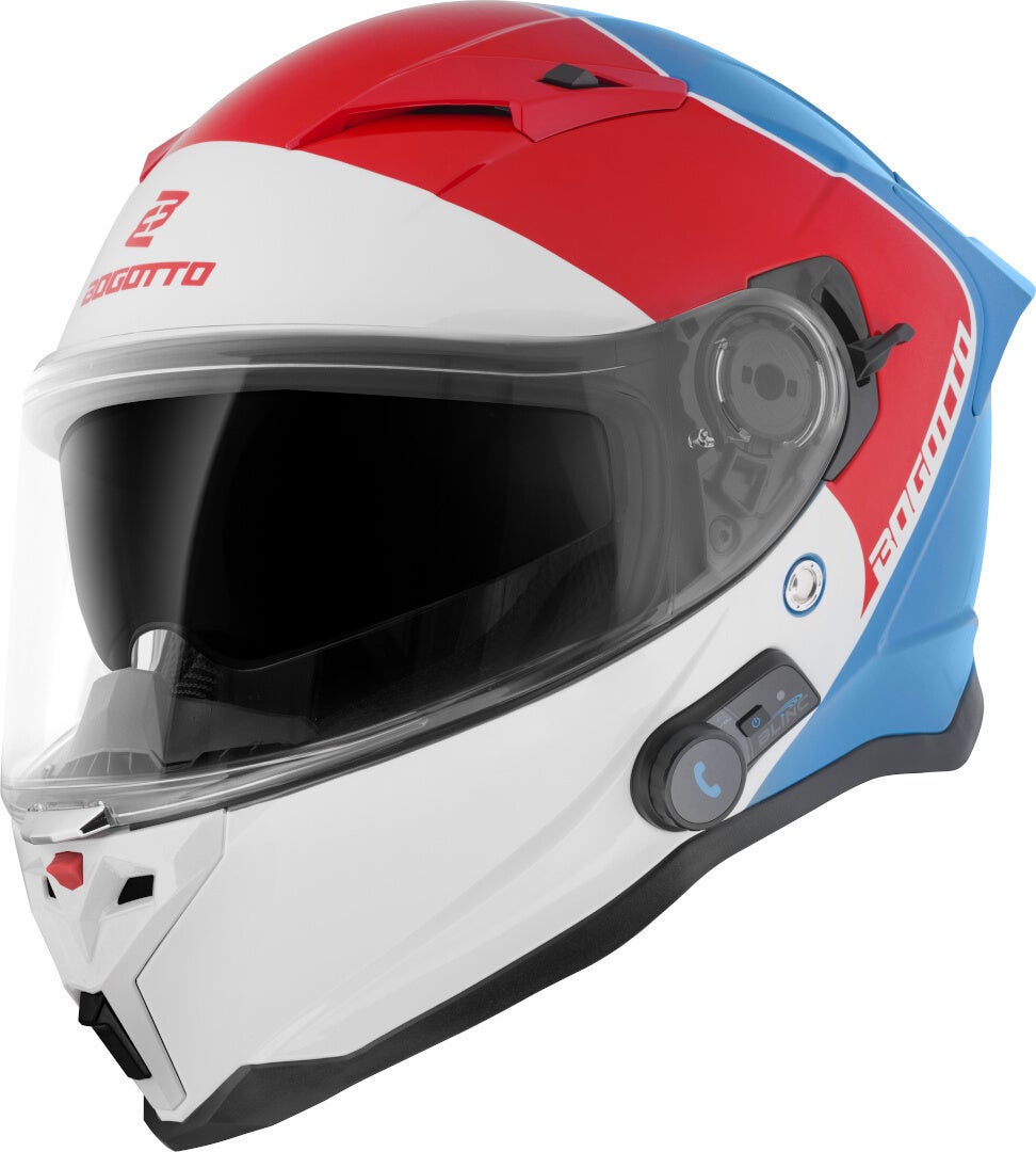 Side view of Bogotto H153 BT SPN Bluetooth Helmet