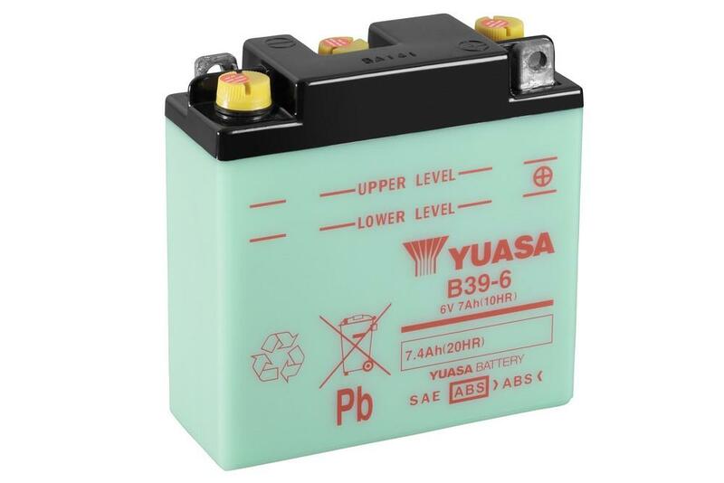 YUASA B39-6 Baterie fără pachet acid Figura 1