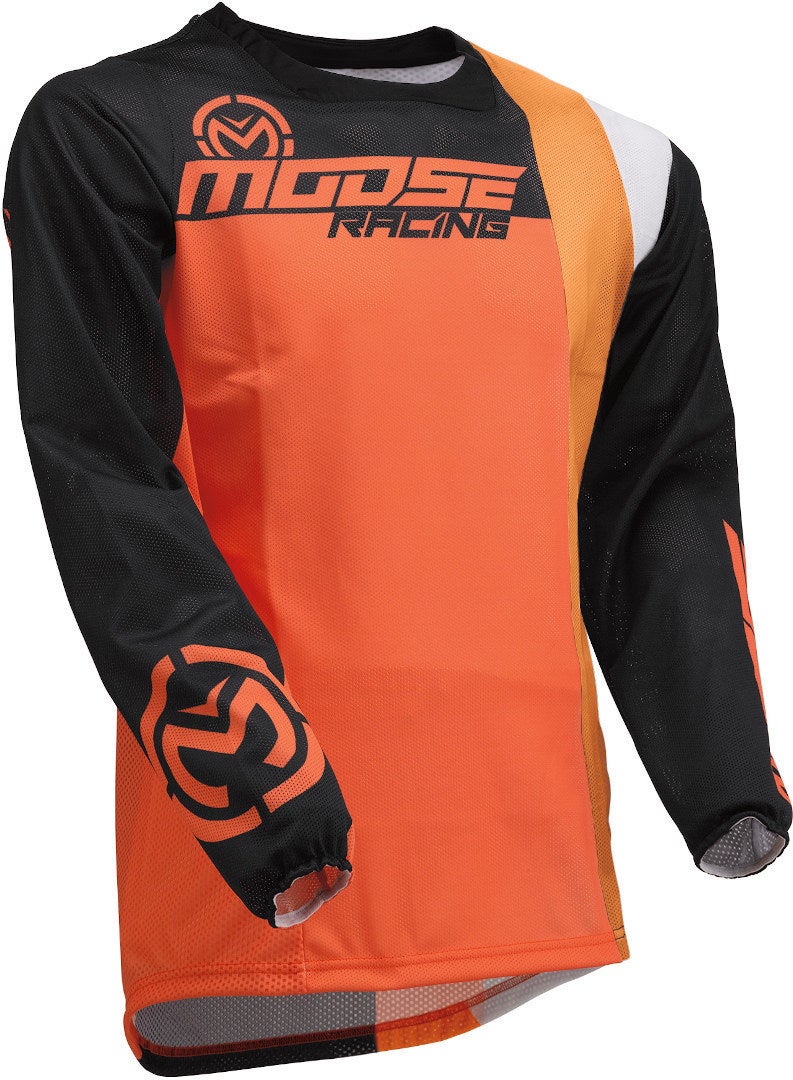 Moose Racing Sahara S20 Motocross Jersey orange/schwarz L Abbildung 1