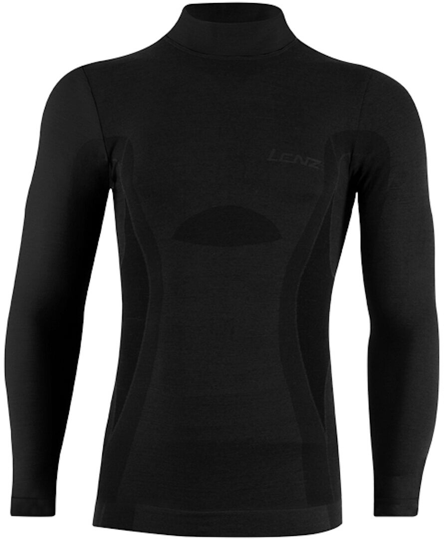 Lenz 6.0 Merino Turtle Neck Camicia Longsleeve nero M Figura 1