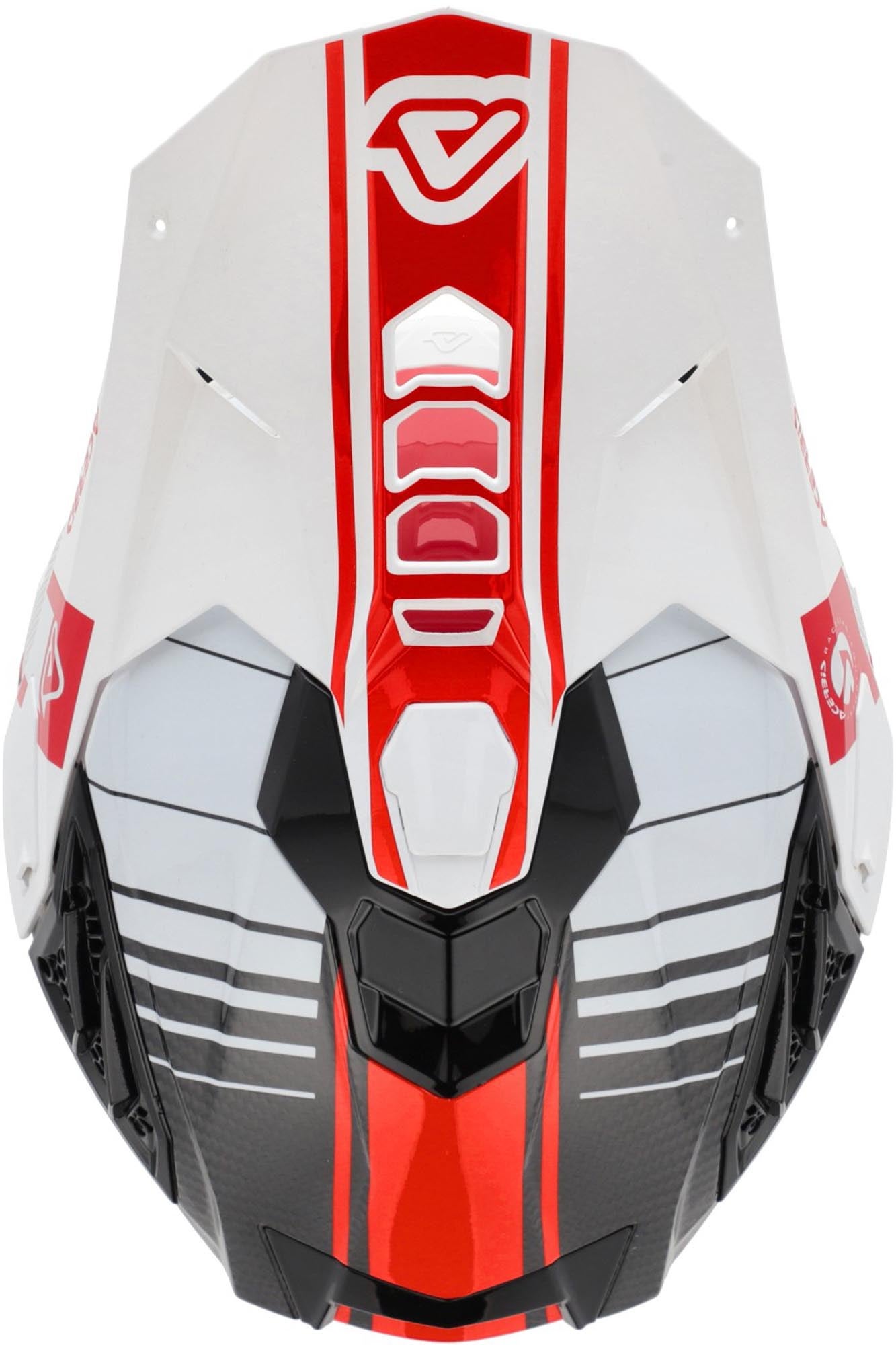 Side view of Acerbis Airstrike-C Graphic Carbon Motocross Helmet