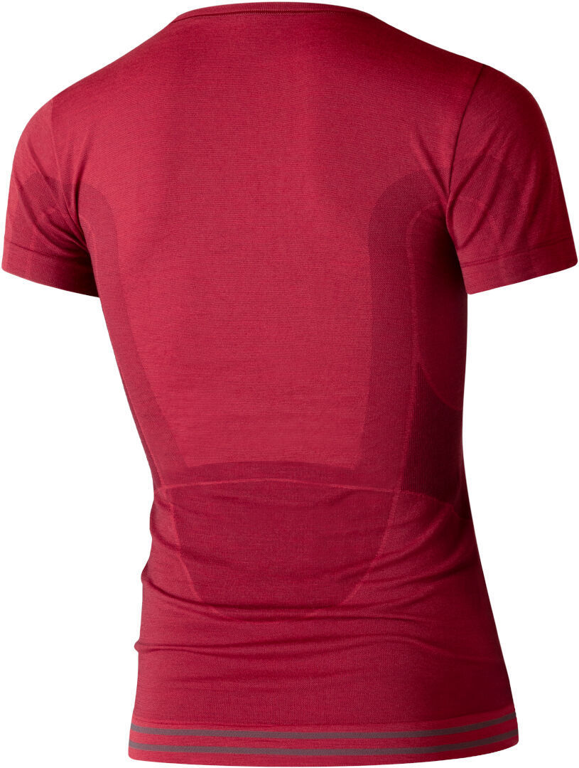 Lenz 6.0 Merino Round Neck Women Tricou Roșu închis S Figura 2