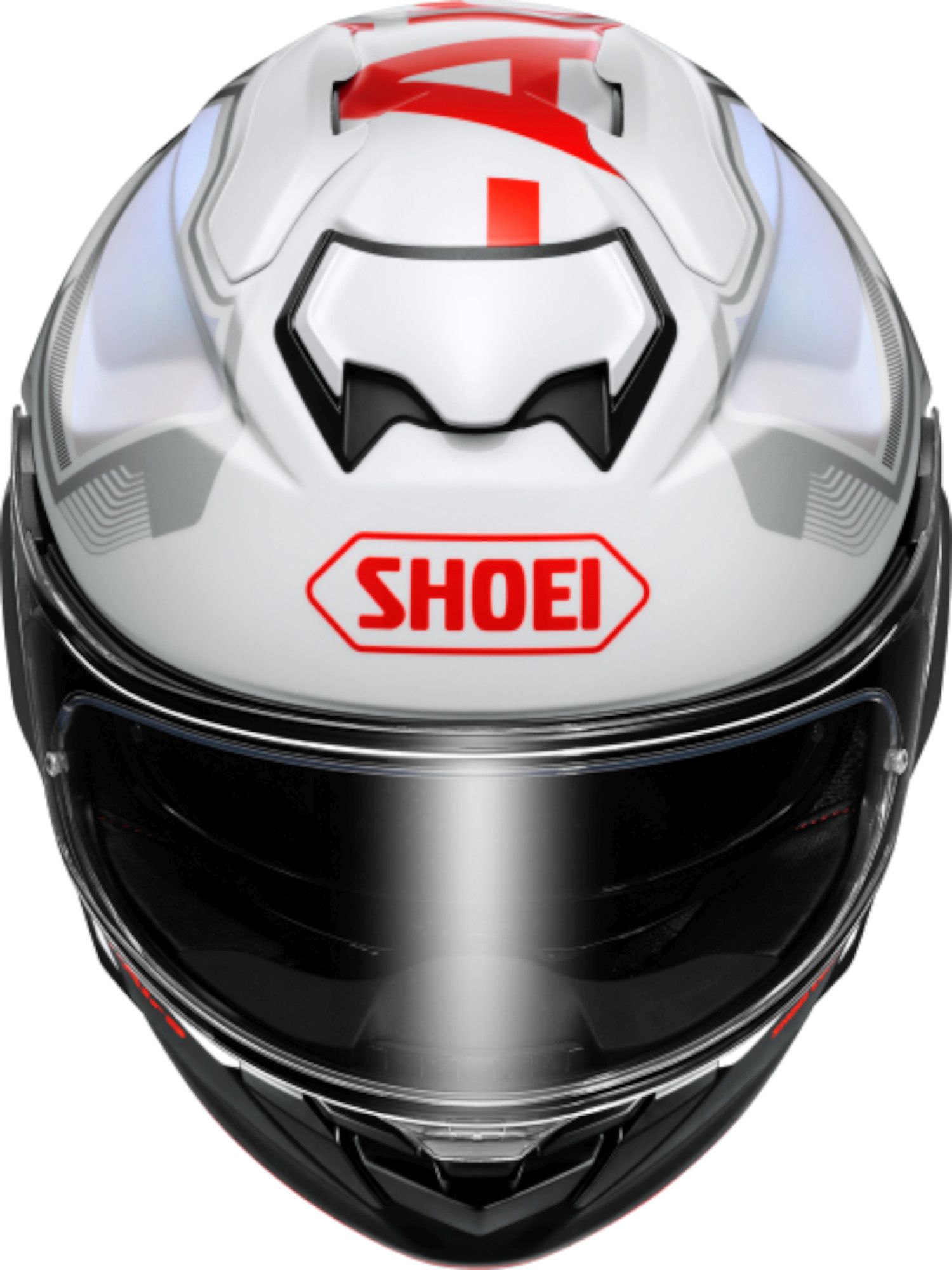 Shoei GT-Air 3 Mike Hjälm vit/svart/röd XS (53/54) Figur 2