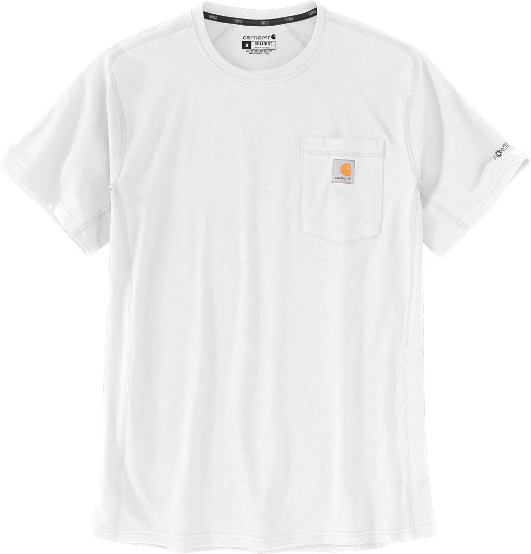 Carhartt Force Relaxed Fit Midweight Short Sleeve Pocket Tricou alb S Figura 1