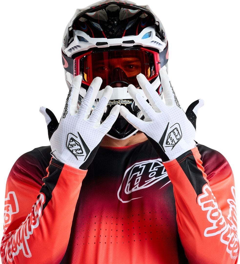 Troy Lee Designs Air Mono Luvas de motocross Branco M Figura 14