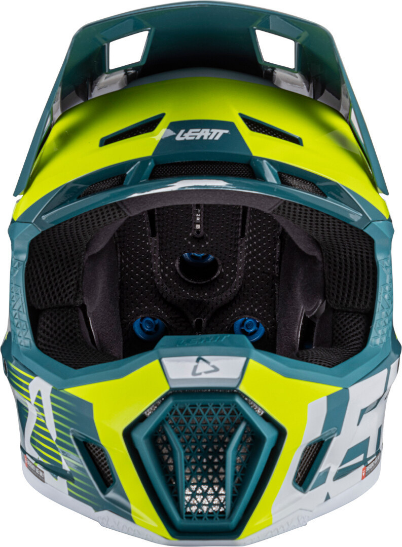 Leatt 7.5 V24 Stripes Cască de motocross cu ochelari de protecție verde/alb L (59/60) Figura 4