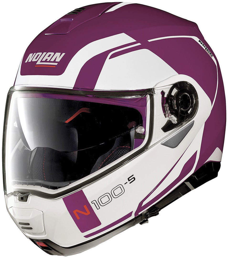 Nolan N100-5 Consistency N-Com Casco viola/bianco L (60) Figura 1