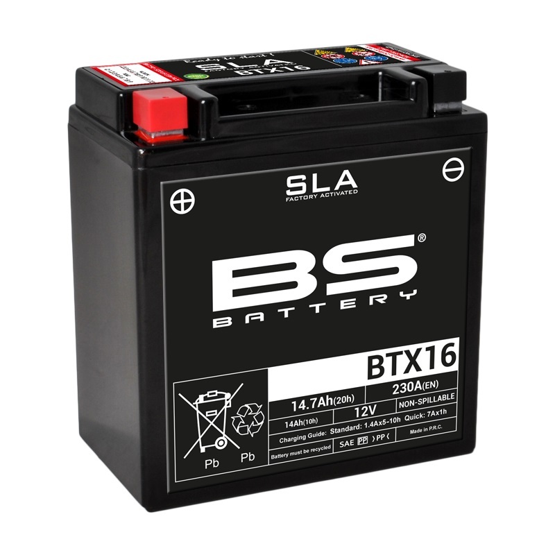 BS-batteri Fabriksaktiverat underhållsfritt SLA-batteri - BTX16 Figur 2