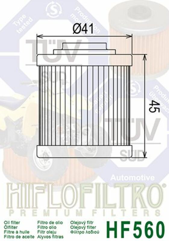 Hiflofiltro Oljefilter - HF560 Figur 3