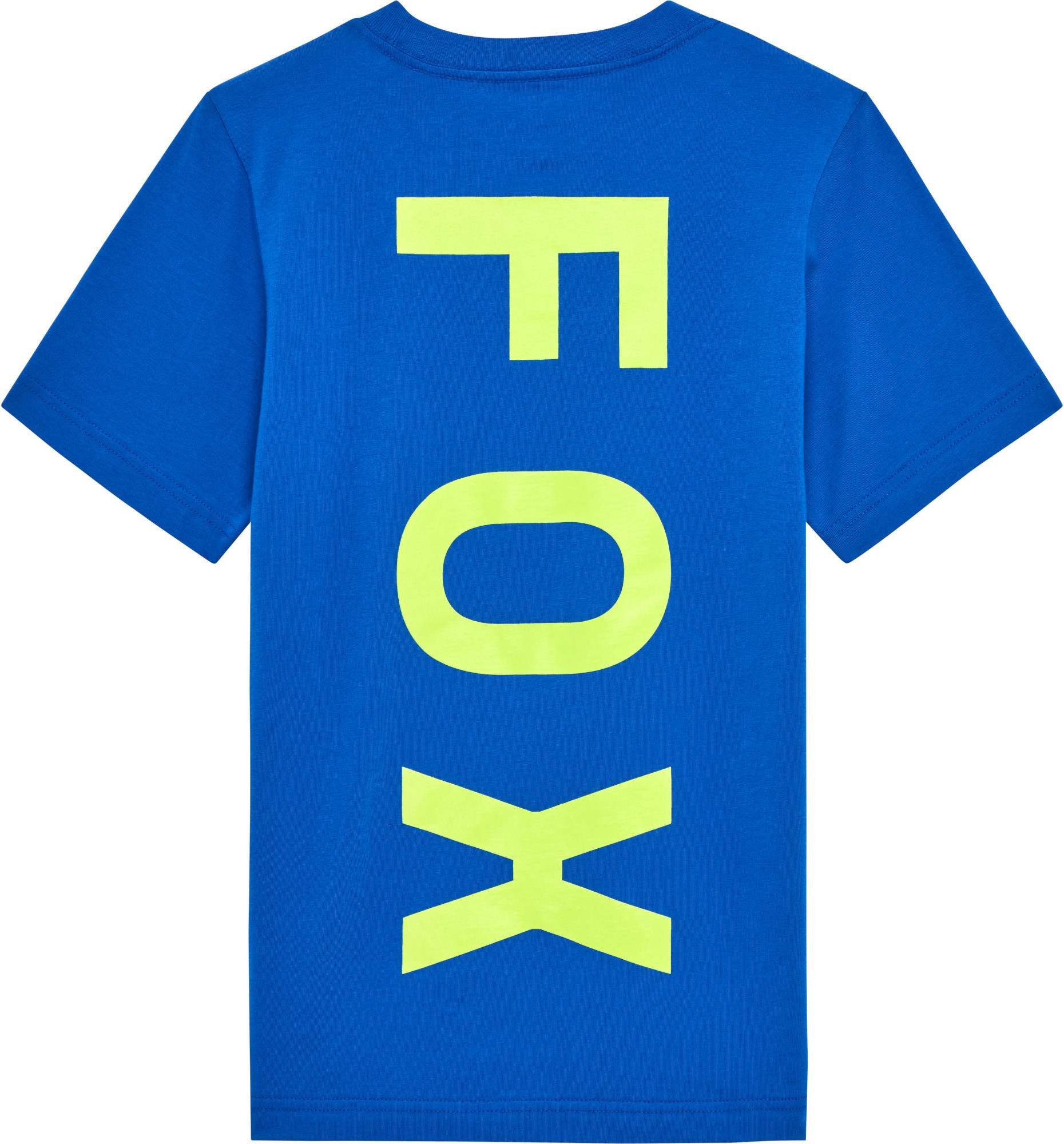 FOX Spire Camiseta Juvenil Azul/Neón-Amarillo YM Figura 2