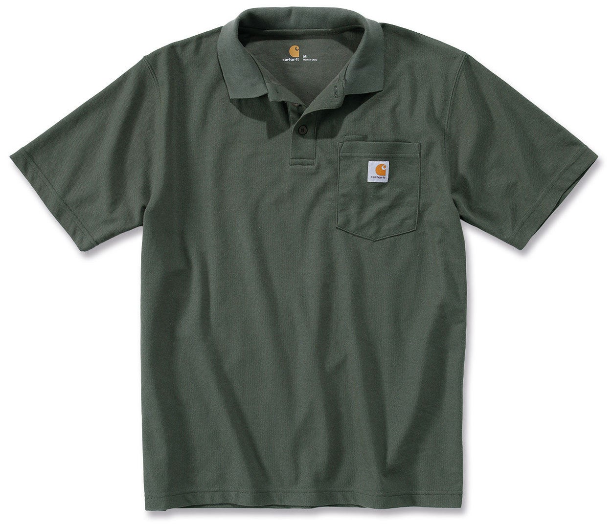 Carhartt Contractors Work Pocket Polo Verde scuro M Figura 1