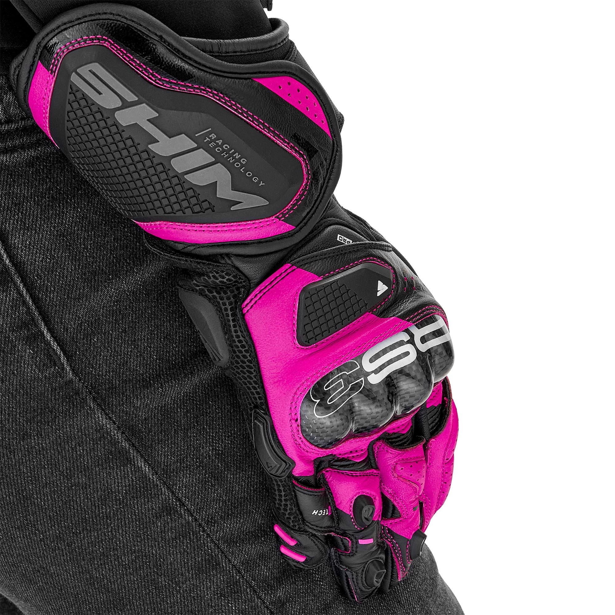 SHIMA RS-3 Gants moto pour dames noir/rose S Figure 7