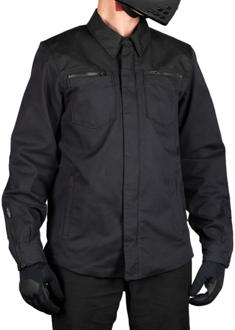 Icon Upstate Canvas Motorcycle Textile Jacket black XXL Figure 2