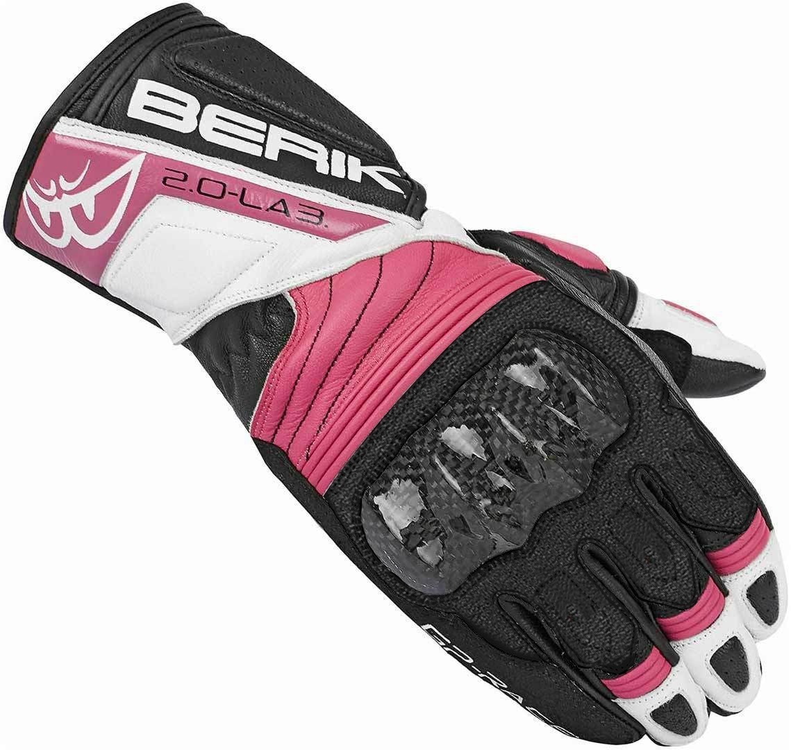 Berik Zoldar Mănuși pentru motociclete pentru doamne Negru/roz XS Figura 1