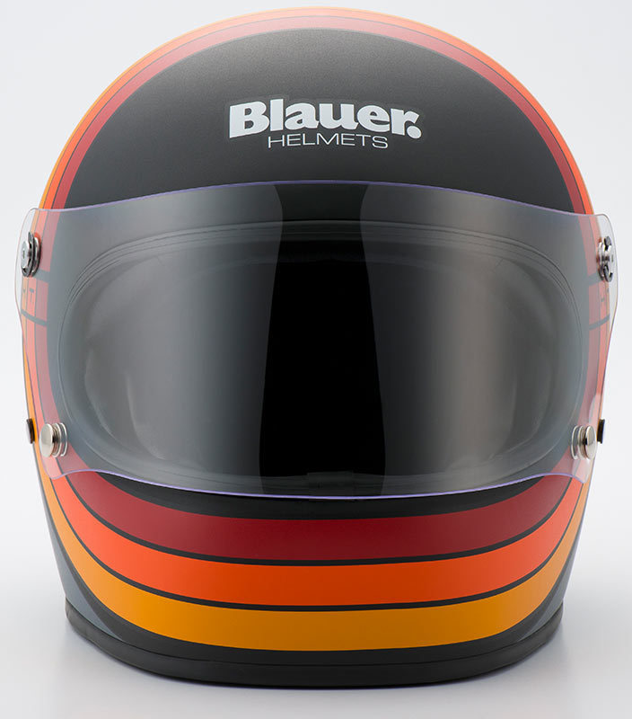 Blauer 80's hjälm Titanmatta M Figur 11