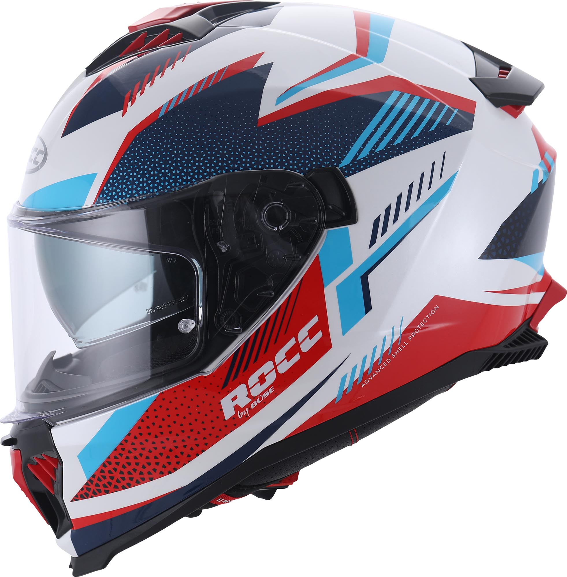 Rocc 390 Helmet white/blue/red XS (53/54) Figure 2