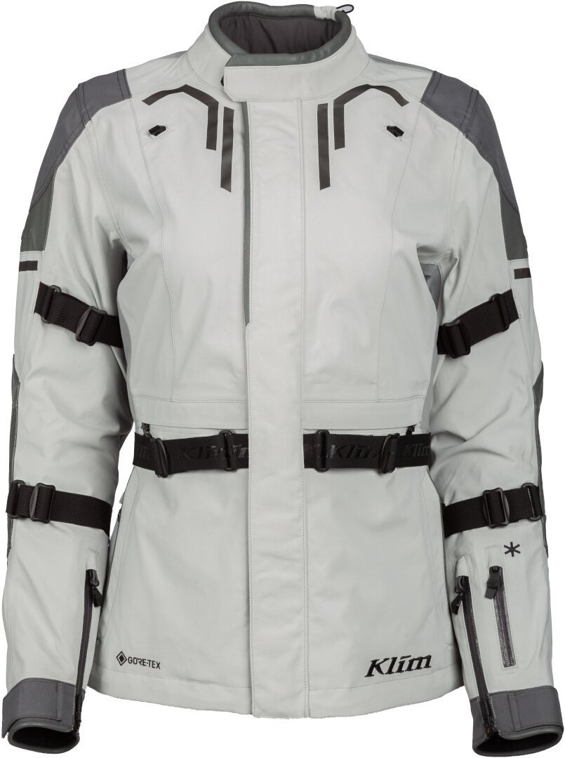 Klim Altitude 2023 Motorrad Textiljacke hellgrau/dunkelgrau/schwarz XXL Abbildung 5