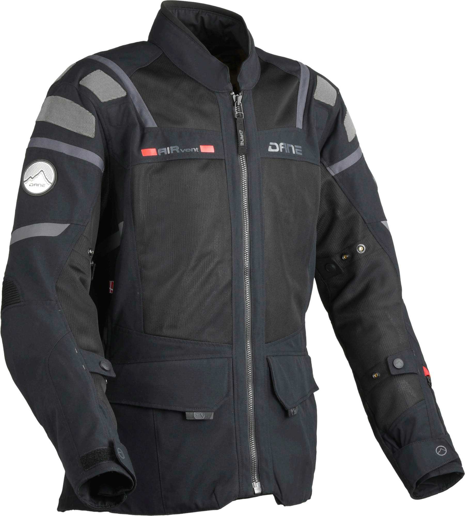 DANE Sundby 2 Mesh Motorcycle Textile Jacket black 3XL Figure 1