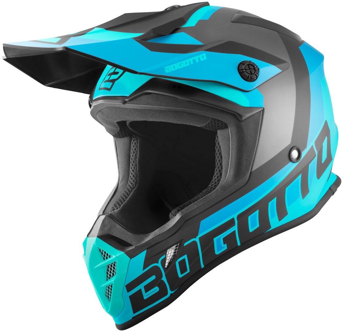 Bogotto V332 Unit Casco Motocross blu M Figura 1