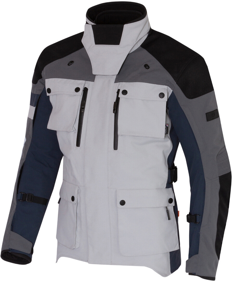 Merlin Solitude D3O Motorrad Textiljacke blau/grau L Abbildung 3