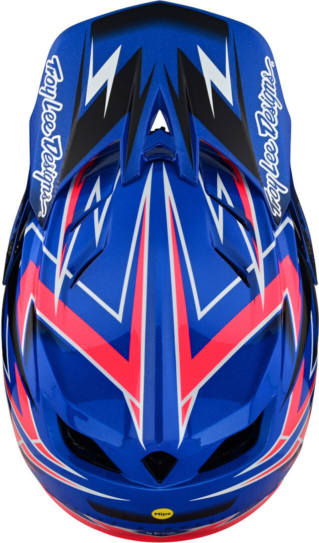 Troy Lee Designs D4 MIPS Composite Volt Casco de descenso Azul S (55/56) Figura 2