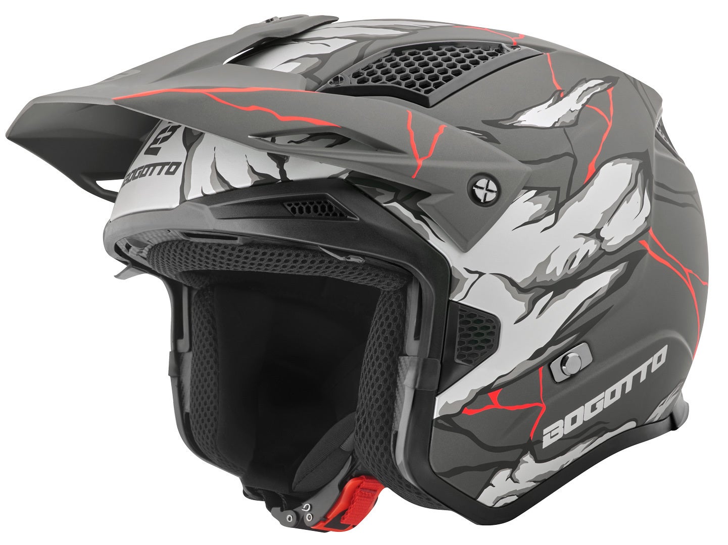Bogotto Radic Skulash Helm grau/schwarz S Abbildung 21