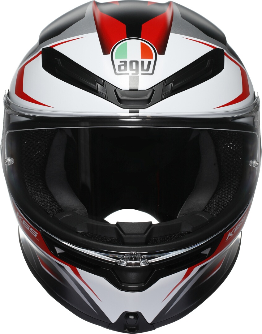 AGV K6 S Karve 2.0 Hjelm svart matt/rød/hvit S (55/56) Figur 2