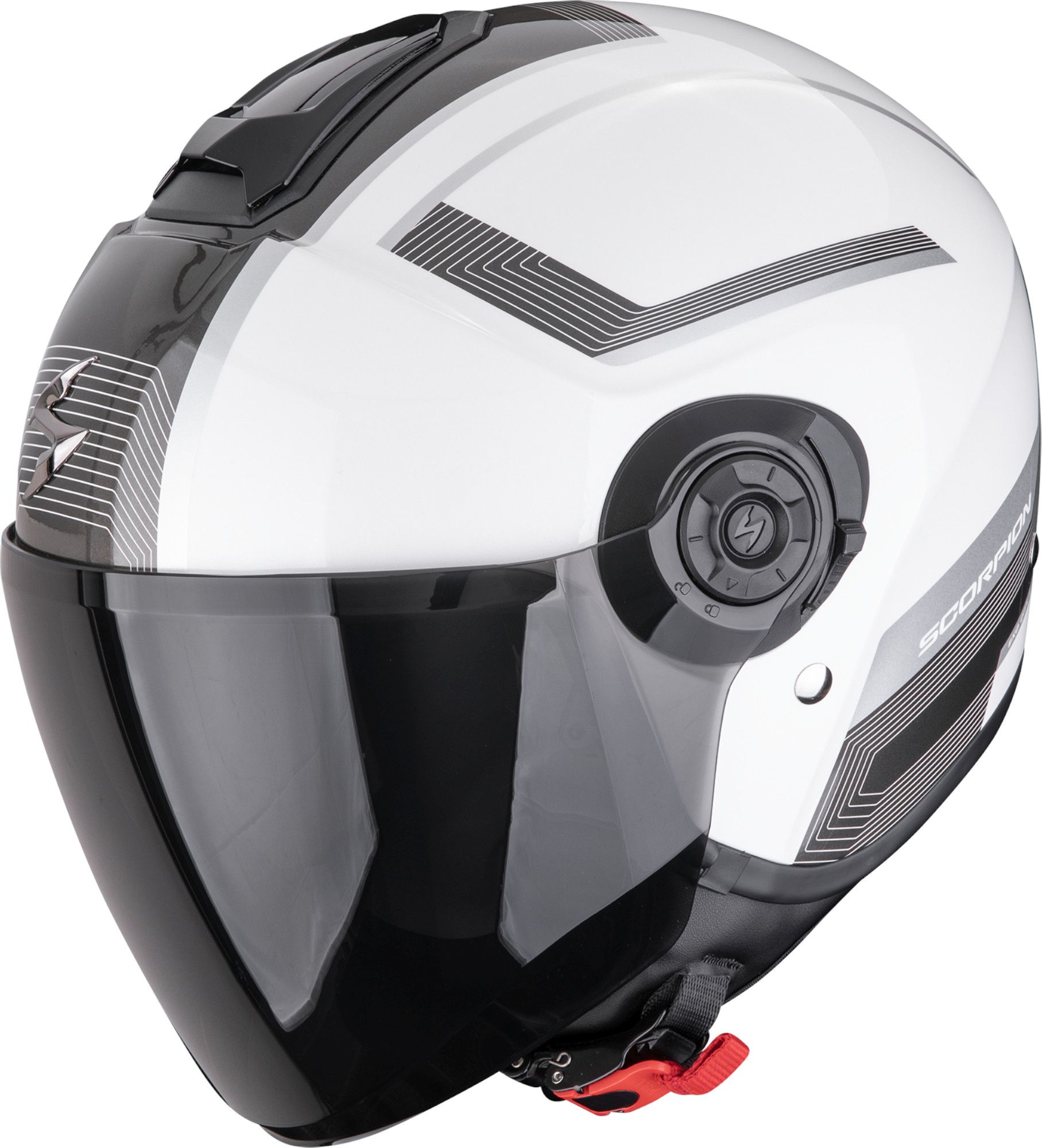Scorpion Exo-City II Cosmos Open-Face Helmet white/black/silver XL (60/61) Figure 1