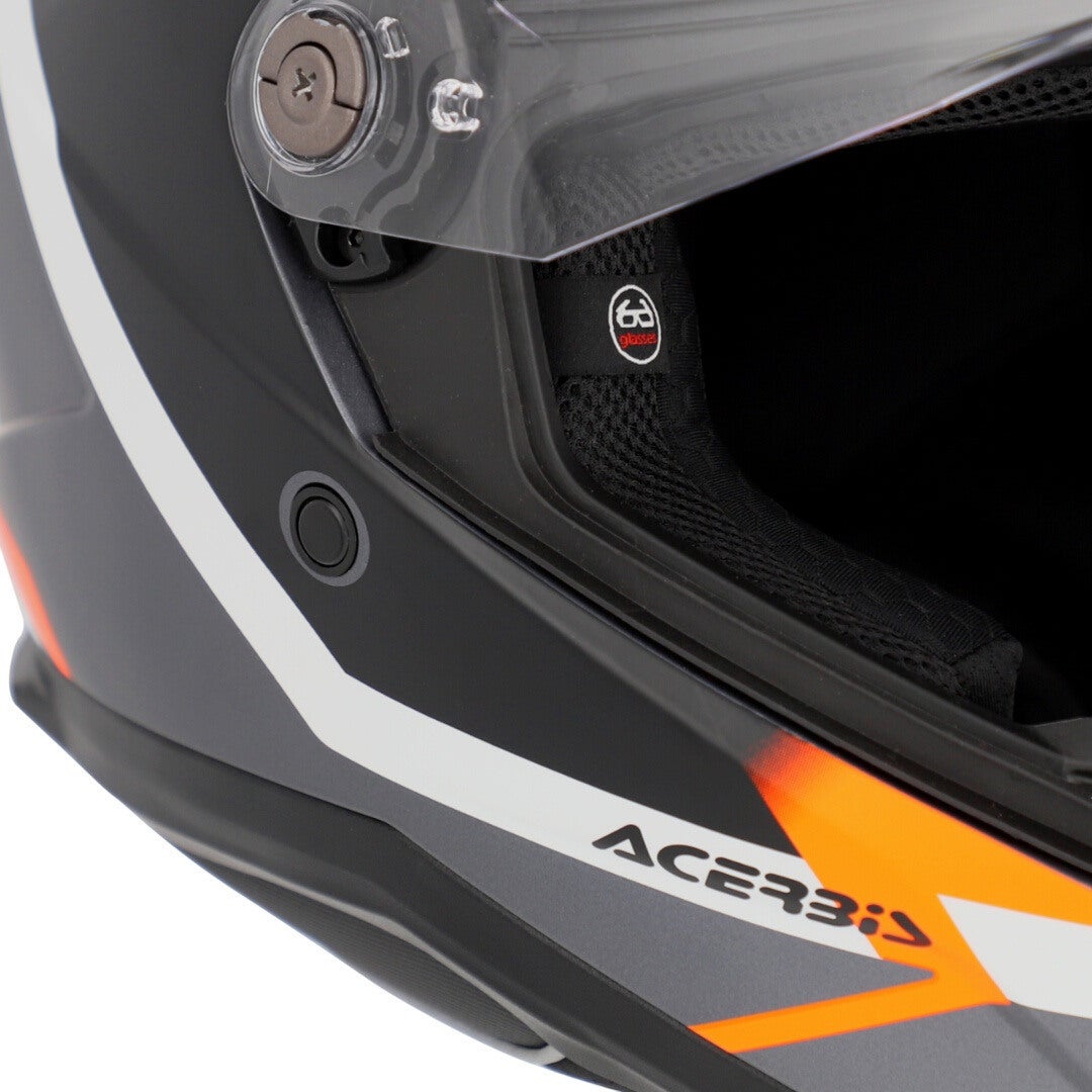 Acerbis Attack Graphic Enduro hjelm sort mat/orange XXL (63/64) Figur 11