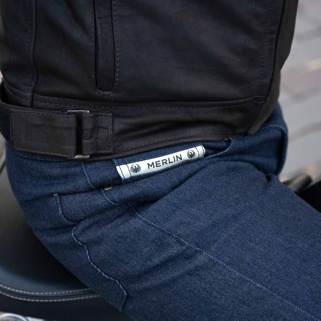 Side view of Merlin Alexander D3O Riding Motorcycle Jeans