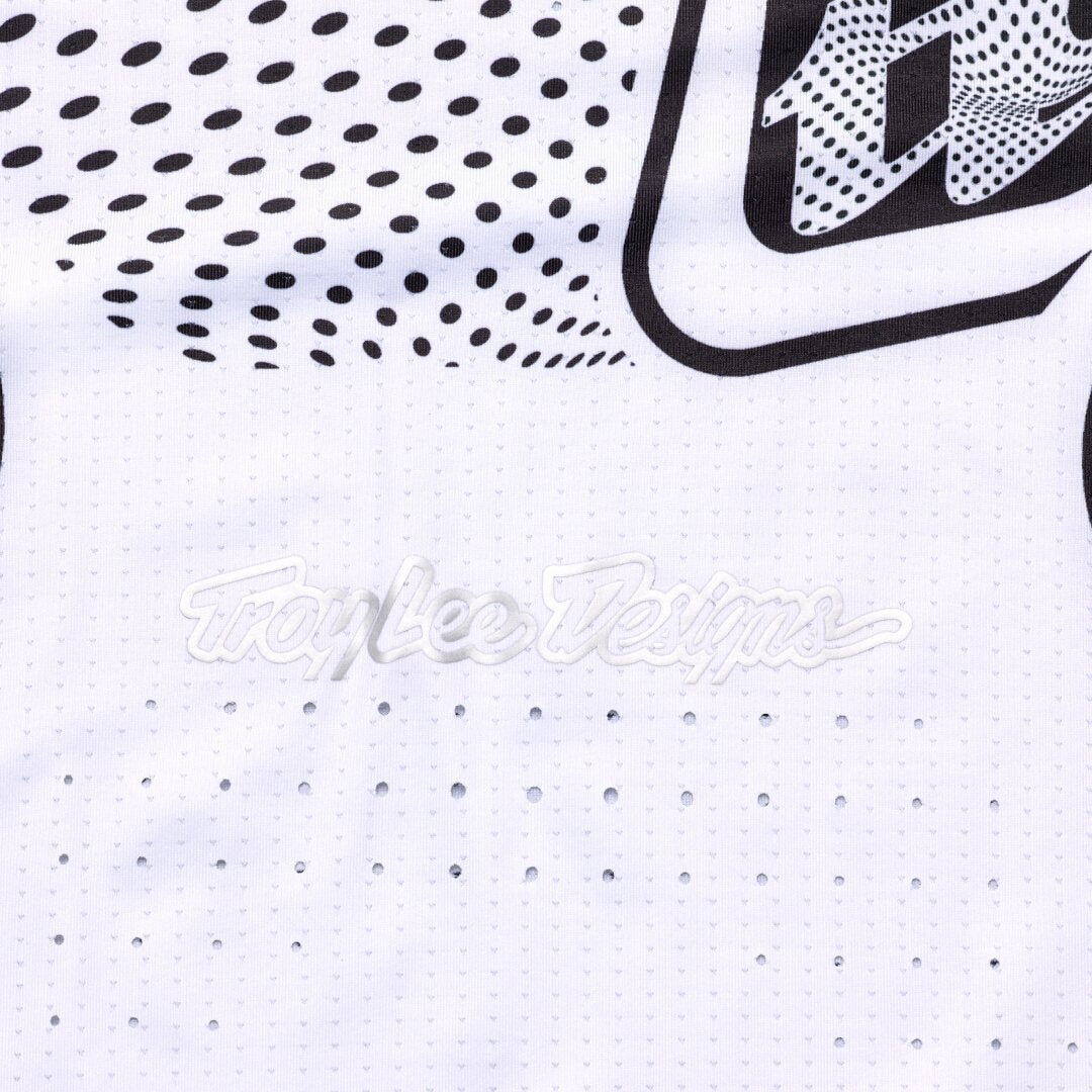 Troy Lee Designs SE Ultra Optic Maglia da motocross nero/bianco/rosso/giallo M Figura 8