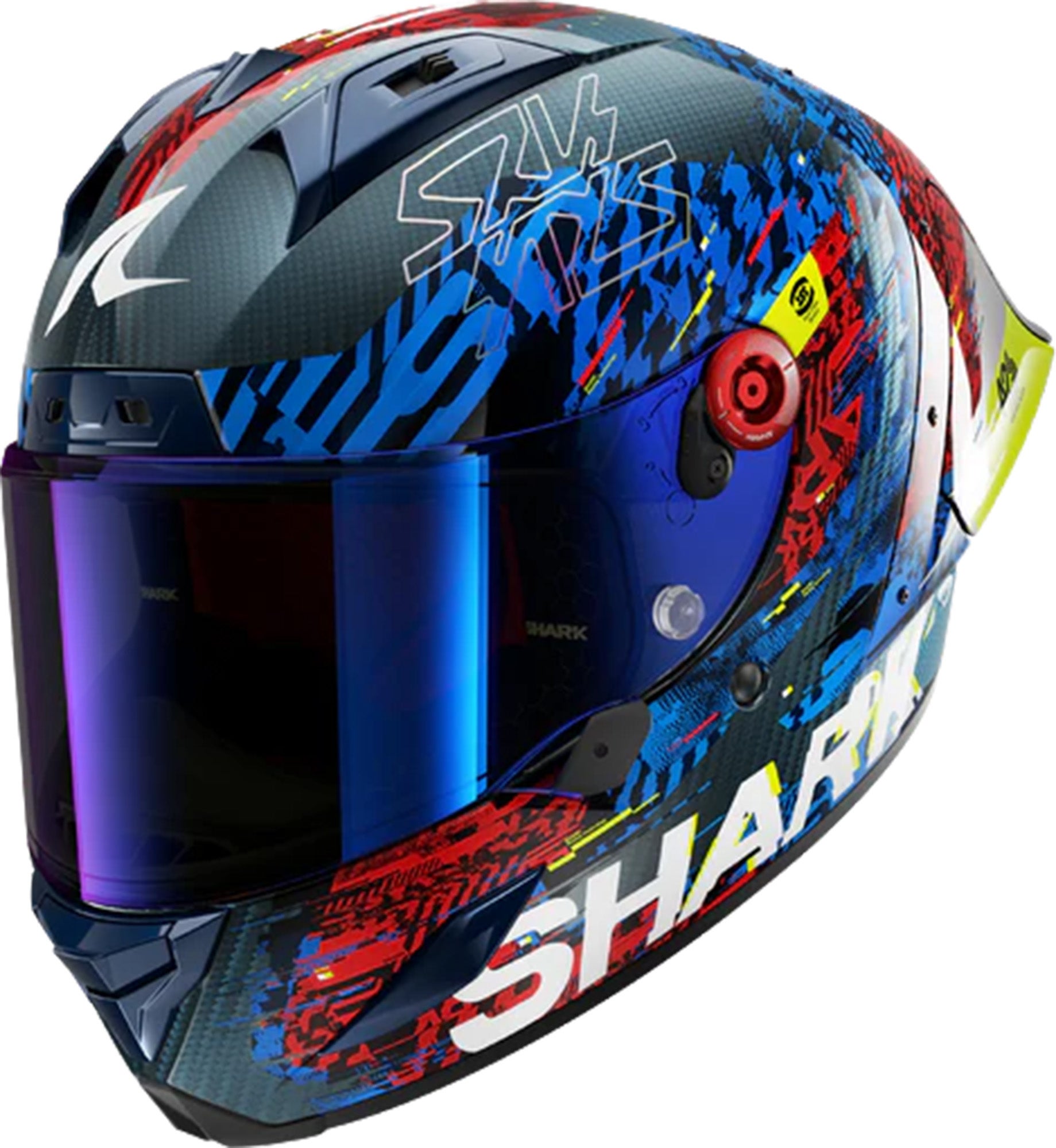 Shark Aeron-GP FM Racing #2 Speed-VIB Helm carbon/blau/rot M (57/58) Abbildung 1