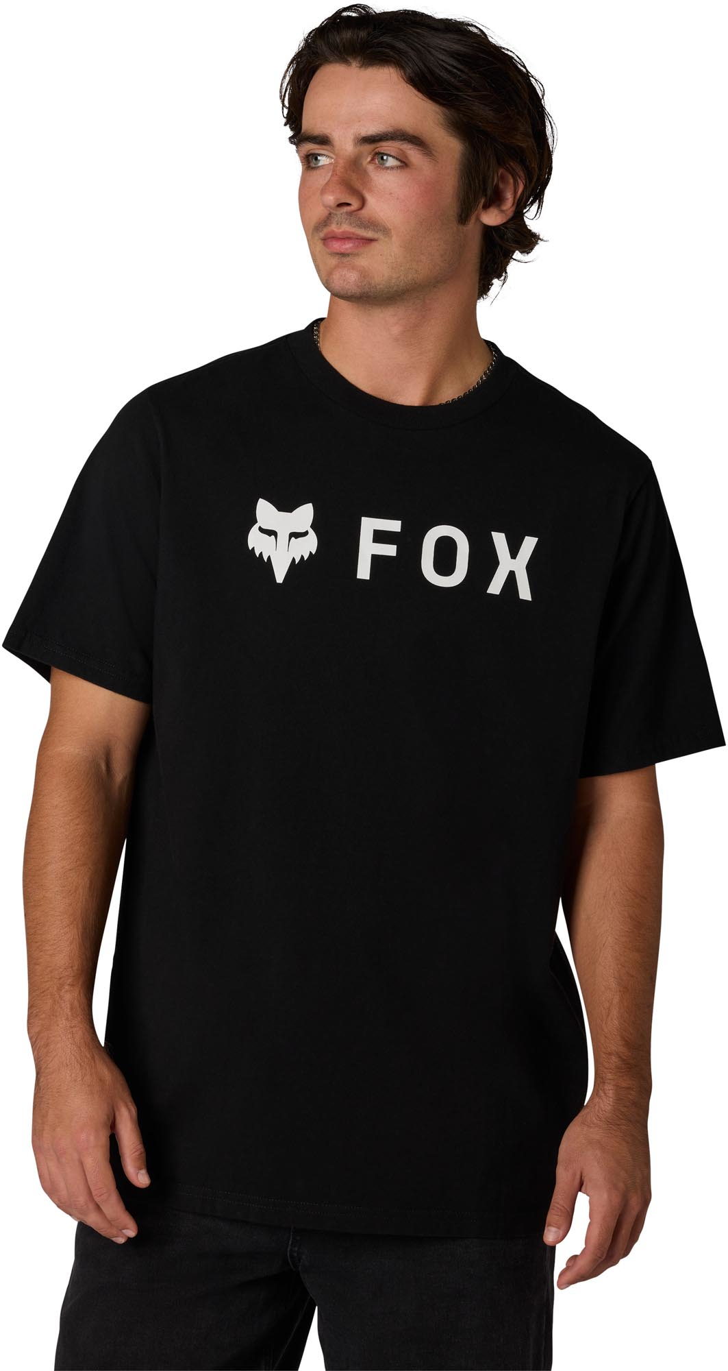 FOX Absolute 195 Original Tricou alb/negru S Figura 3