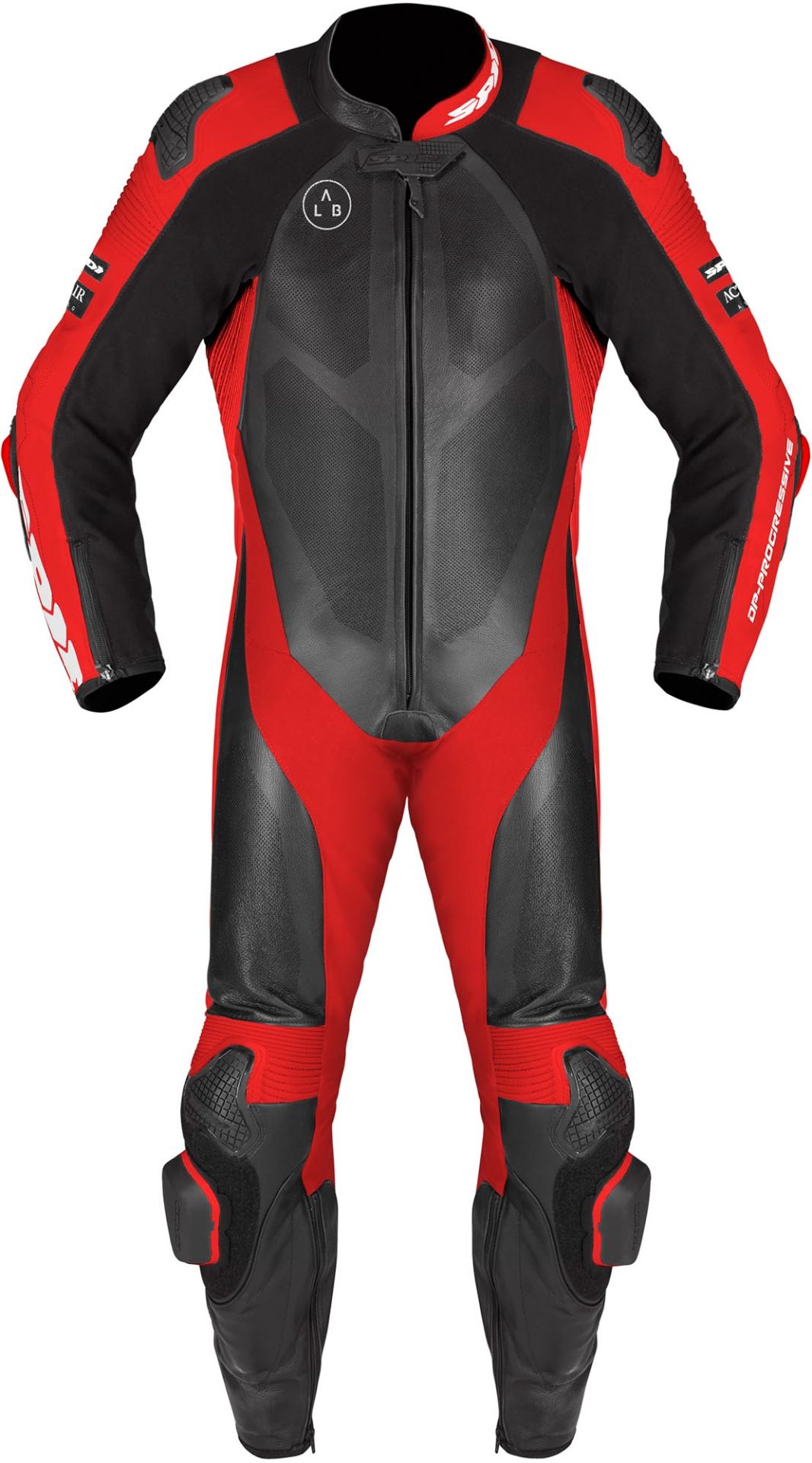 Spidi G1 Race Pro 長孔穿孔的One Piece Motorcycle Leuter Suit 紅色 在 FC‑Moto 上有售