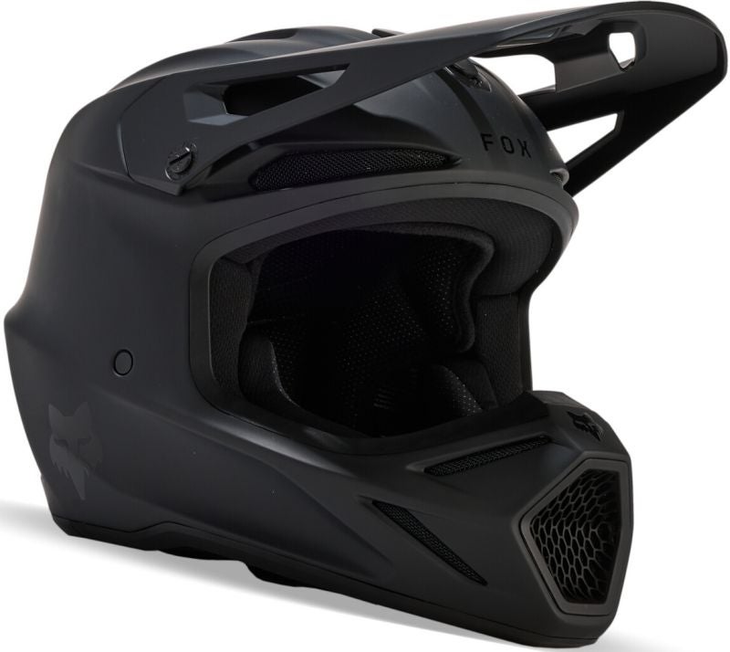 FOX V3 RS Grid MIPS Motocross Helmet black/orange ▻ shop now at